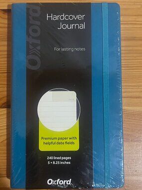 Oxford Journal, Lined Writing Notebook Brand New $12